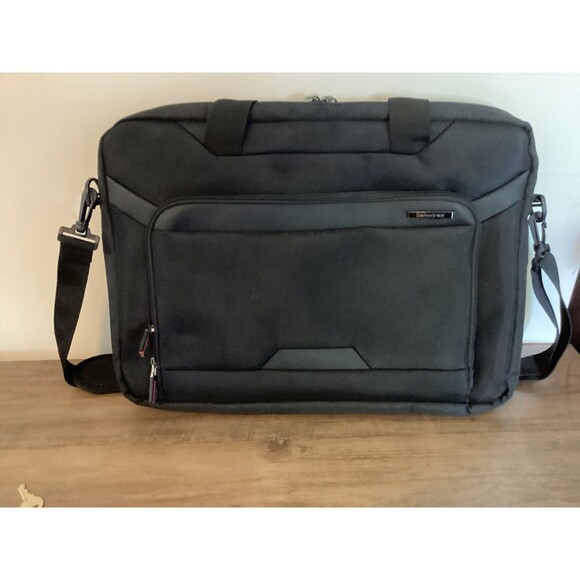 Samsonite Laser Pro 2 Slim Brief Laptop Bag For 17.3" Laptop With Tablet Pocket - Picture 1 of 10
